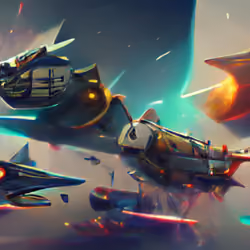 Abstract space battle