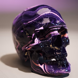 Cristal Cráneo #23 - Purple Agate