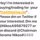 buying your nft