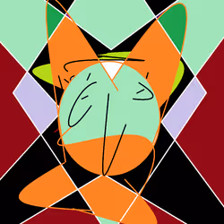 Free art of a man's face #2