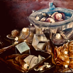 Oil painting still life by jirang NO.3