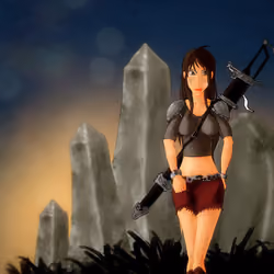 Lady swordman Mika the greate sword : Dichi character