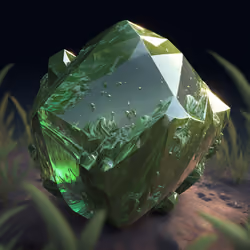 Crystal quartz green unreal engine