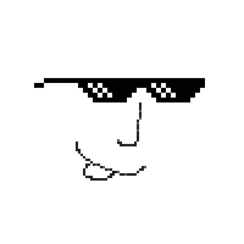Sunglasses with moving tongue