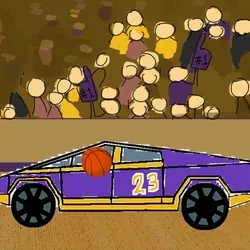 Lebron on the Basketball Court