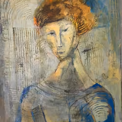 Woman with red hair