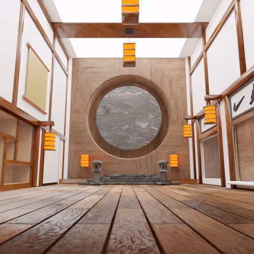 NDP Studios Japanese Zen House