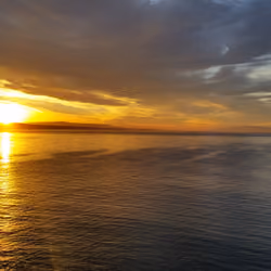 Monterey Bay sunrise, November, 6:56am
