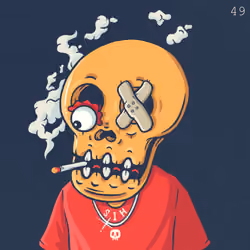 Skull Island Head #49