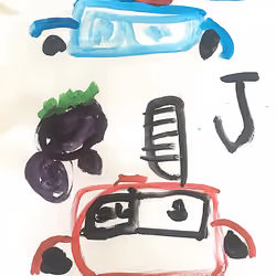 Police car and Fire engine