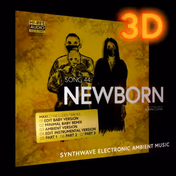 3D LOOP MP4: OFFICIAL MAXI CD ALBUM COVER "SONG 44 NEWBORN"