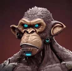 Ape Cyborg #3635824797