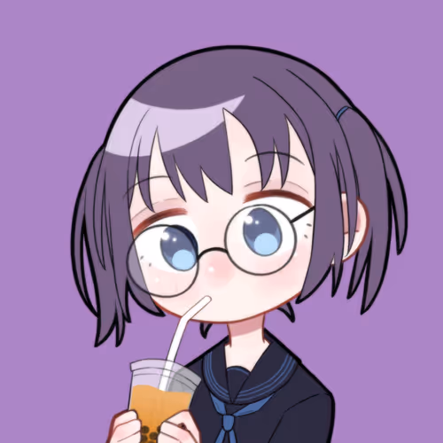 Cute Glasses Girl Chibi