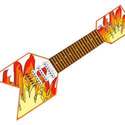 Hot Electric Guitar
