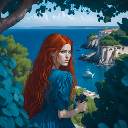 Red Glimpses: The Redhead of Crete - A Digital Journey into Greek Beauty 7/9#