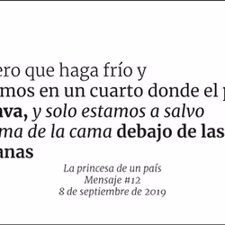 Lava #12 La princesa de un país