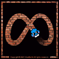 BlueBe Meta - Red brick wall 