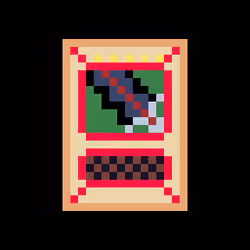 Legendary Warrior Sword Card