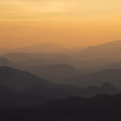 Sunset Mountain Layers #23