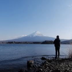 Fishing on Mt Fuji