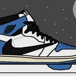 Fragment design x Travis Scott x Air Jordan 1 High