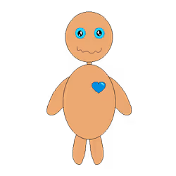 Burlap Doll 005