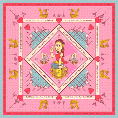 Yant Kwak Ruk (Lucky in love Charm)