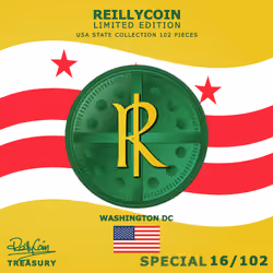 ReillyCoin Limited Edition USA State Collection Washington DC Special No.16 of 102 Pieces.