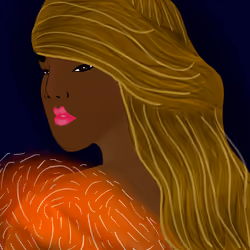 Woman and Pattern #541