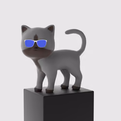 3D Meow Cat #184