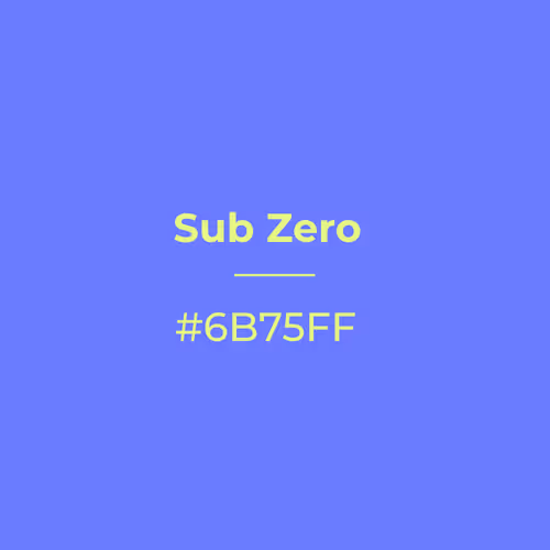 Sub Zero #6b75ff
