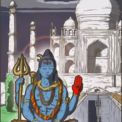 A message from Taj Mahal