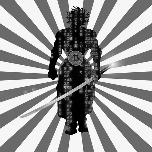 Satoshi Nakamoto End Of The Game Black and White Bitcoin #2