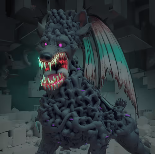Mutant Hound 3d
