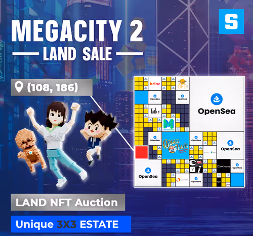 Mega City 2 LAND Sale - 3x3 Estate S [108,186]