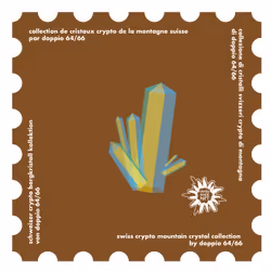 swiss crypto mountain crystal collection 64/66 "brown"