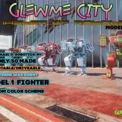MICHAEL D ROBOTICS, M1 WAR MASTER, Glewme City