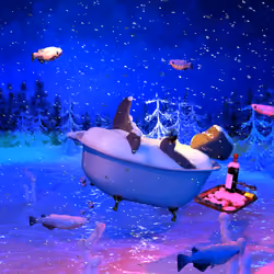 Bongi #009 - A bath on a winter evening