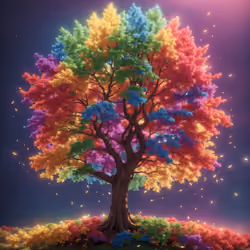 The Enchanted Rainbow Tree