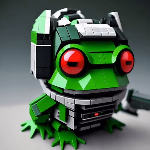 Pepe The Toy Brick Frog Mt8v2beFoK