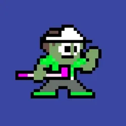 8bit Tee Time Golfer 178
