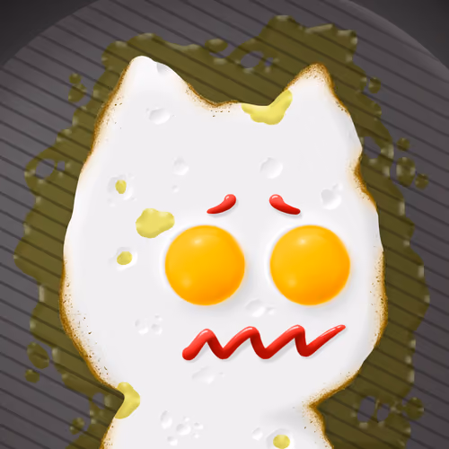 Fried egg Tubby Cat