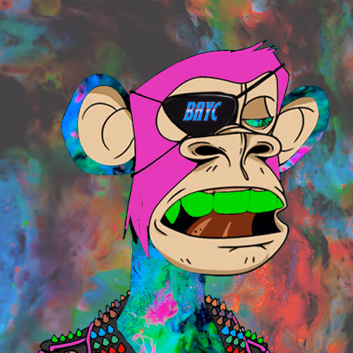 #BAYC TRIPPY VIBES - "PINKY" THE L$DJ 1 OF 1
