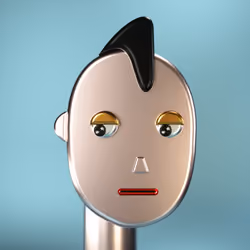 3D Chrome Punk #0105