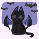 BlackCat-Bat Cat