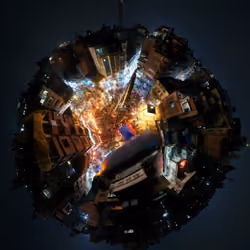  360° Night view 