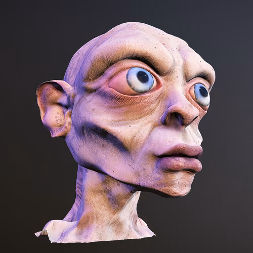 Gollum aka 'Sméagol' of the River-folk who lived near the Gladden Fields