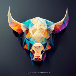 Geometric Vector Bull #006