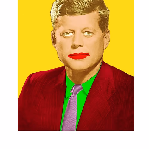 JFK Kennedy Yellow Green