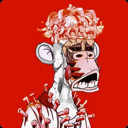 Zombie Ape red #4036